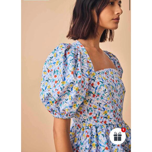 Hunter Bell Porter Floral Dress NWT Size 4 - Picture 4 of 6